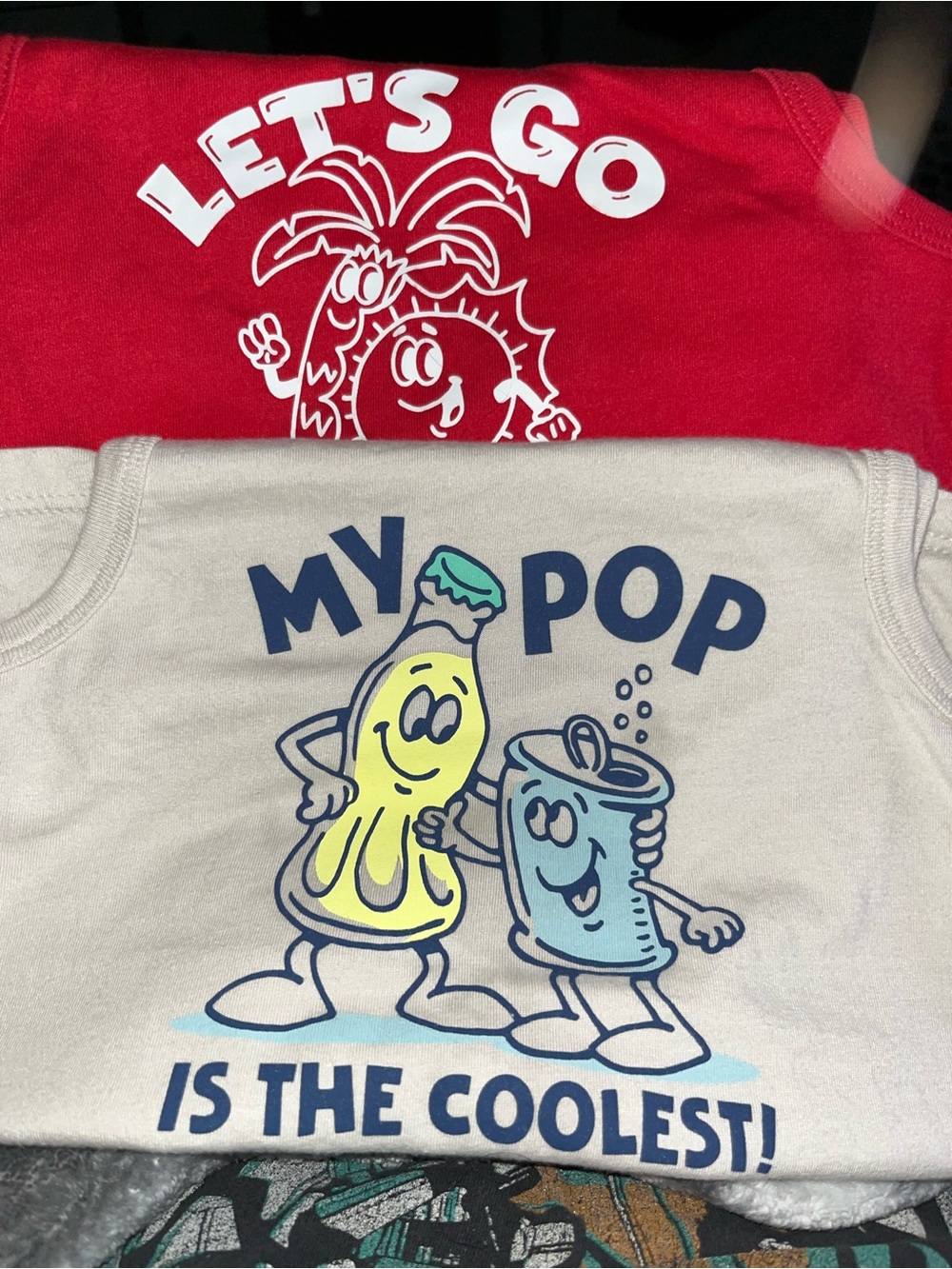 Garanimals White Tee with Yellow Bottle & Blue Soda Graphic